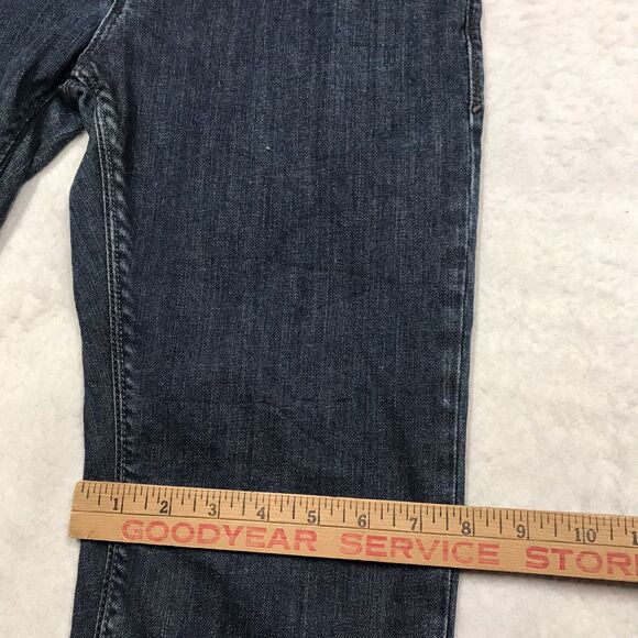 VOLCOM Solver Jean Men 28(28x28) Modern Straight Stretch Dark Wash Surfer - Picture 8 of 16